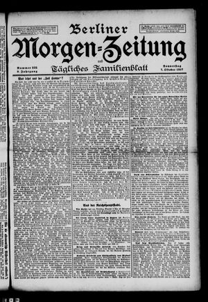 Berliner Morgen-Zeitung vom 07.10.1897