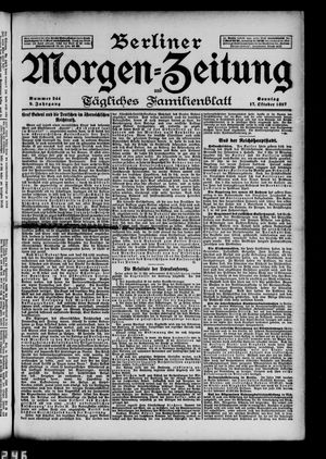 Berliner Morgen-Zeitung vom 17.10.1897