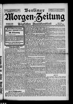 Berliner Morgen-Zeitung vom 22.10.1897