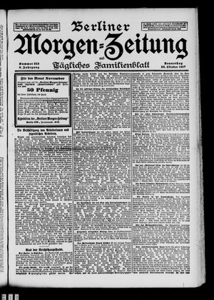 Berliner Morgen-Zeitung vom 28.10.1897