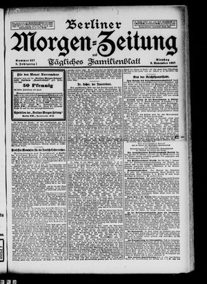 Berliner Morgen-Zeitung vom 02.11.1897