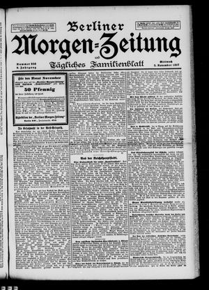 Berliner Morgen-Zeitung vom 03.11.1897