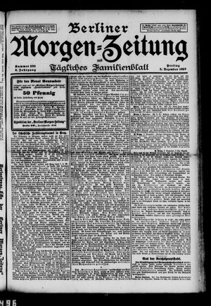 Berliner Morgen-Zeitung vom 03.12.1897