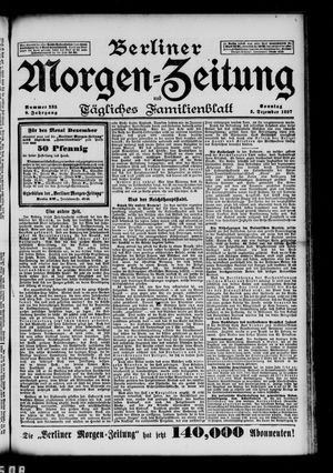 Berliner Morgen-Zeitung vom 05.12.1897