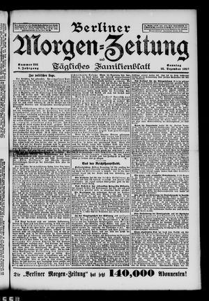 Berliner Morgen-Zeitung vom 12.12.1897