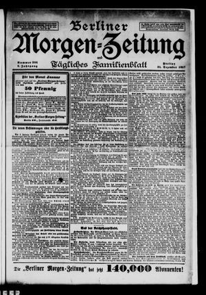 Berliner Morgen-Zeitung vom 31.12.1897