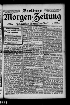 Berliner Morgenzeitung vom 30.01.1898
