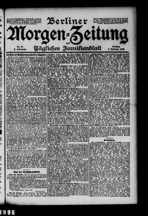 Berliner Morgenzeitung vom 04.02.1898