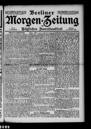 Berliner Morgenzeitung vom 06.02.1898
