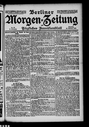 Berliner Morgenzeitung vom 15.02.1898
