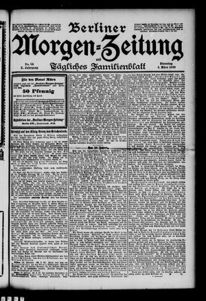 Berliner Morgenzeitung vom 01.03.1898
