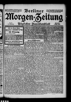Berliner Morgenzeitung vom 02.03.1898