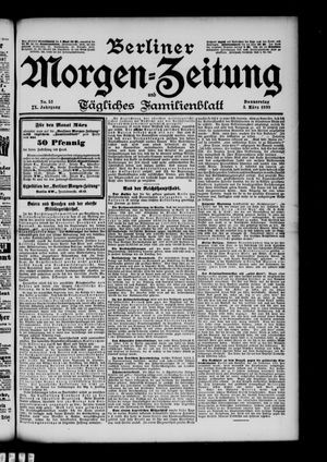 Berliner Morgenzeitung vom 03.03.1898