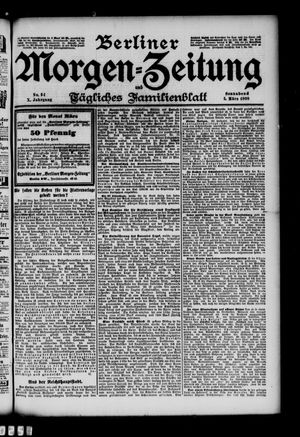 Berliner Morgenzeitung vom 05.03.1898