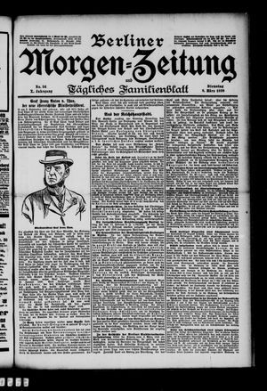 Berliner Morgenzeitung vom 08.03.1898