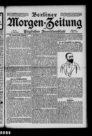 Berliner Morgen-Zeitung vom 09.03.1898