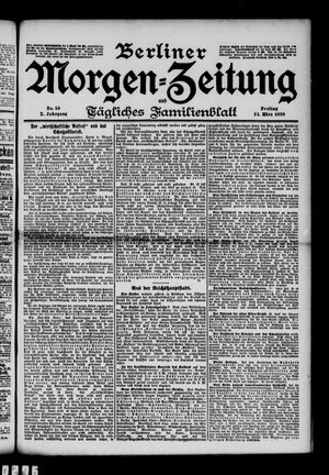 Berliner Morgenzeitung vom 11.03.1898