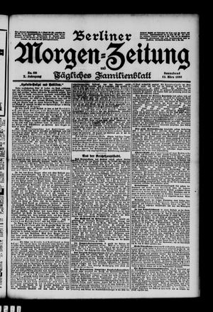 Berliner Morgenzeitung vom 12.03.1898