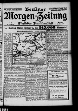 Berliner Morgenzeitung vom 23.03.1898
