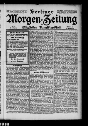 Berliner Morgenzeitung vom 30.03.1898