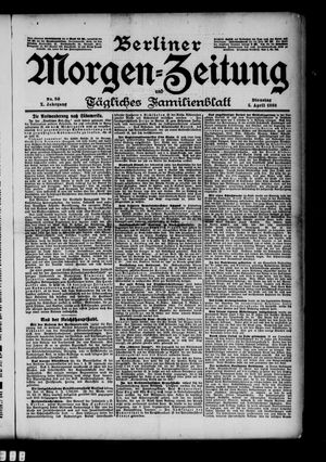 Berliner Morgen-Zeitung vom 05.04.1898