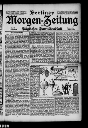 Berliner Morgen-Zeitung vom 07.04.1898