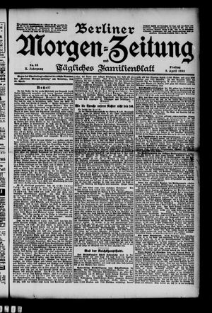 Berliner Morgen-Zeitung on Apr 8, 1898