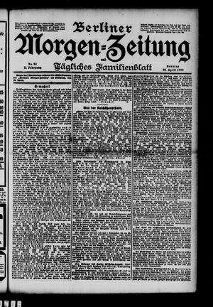 Berliner Morgenzeitung vom 10.04.1898