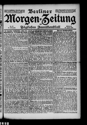 Berliner Morgenzeitung vom 13.04.1898