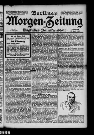 Berliner Morgenzeitung vom 23.04.1898