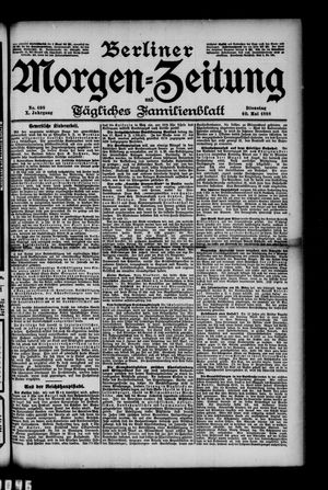 Berliner Morgen-Zeitung vom 10.05.1898
