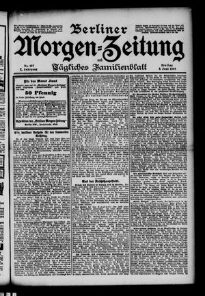 Berliner Morgen-Zeitung vom 03.06.1898