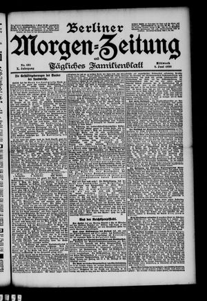 Berliner Morgen-Zeitung vom 08.06.1898