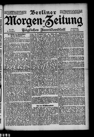 Berliner Morgen-Zeitung vom 11.06.1898