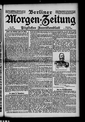 Berliner Morgen-Zeitung on Jun 13, 1898