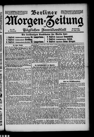Berliner Morgen-Zeitung vom 16.06.1898