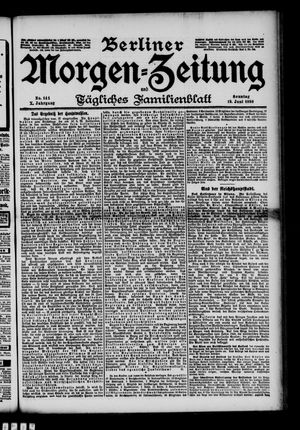 Berliner Morgen-Zeitung vom 19.06.1898