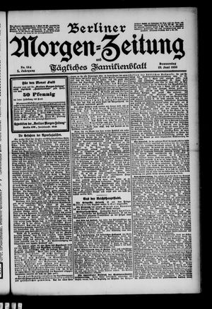 Berliner Morgen-Zeitung vom 23.06.1898