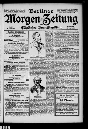 Berliner Morgen-Zeitung vom 25.06.1898