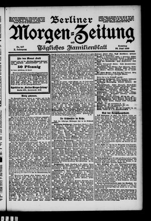 Berliner Morgen-Zeitung vom 26.06.1898