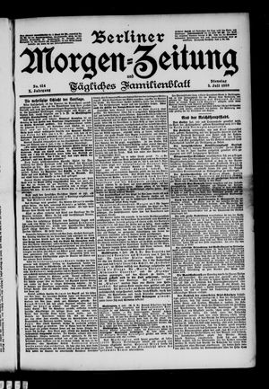 Berliner Morgen-Zeitung vom 05.07.1898