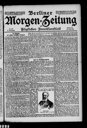 Berliner Morgen-Zeitung vom 13.07.1898