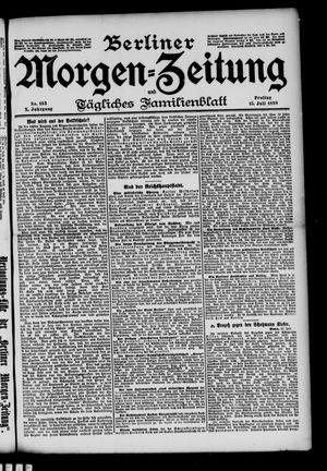 Berliner Morgen-Zeitung vom 15.07.1898