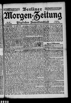 Berliner Morgen-Zeitung vom 17.07.1898