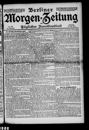 Berliner Morgen-Zeitung vom 19.07.1898