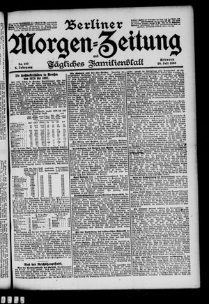 Berliner Morgen-Zeitung vom 20.07.1898