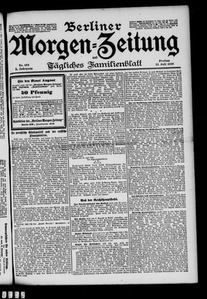 Berliner Morgen-Zeitung vom 22.07.1898