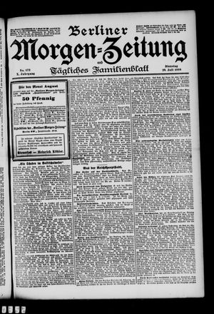 Berliner Morgen-Zeitung vom 26.07.1898