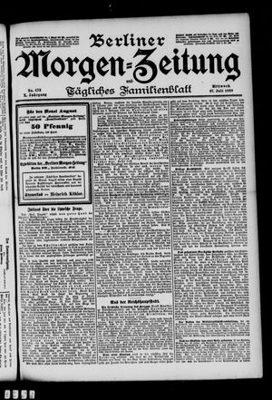 Berliner Morgen-Zeitung vom 27.07.1898