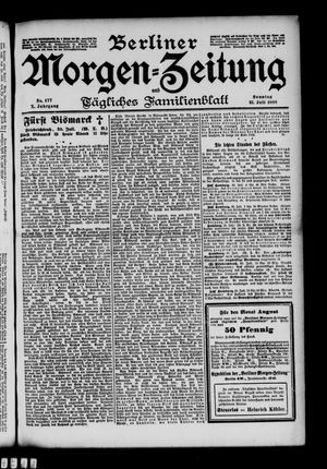 Berliner Morgen-Zeitung vom 31.07.1898